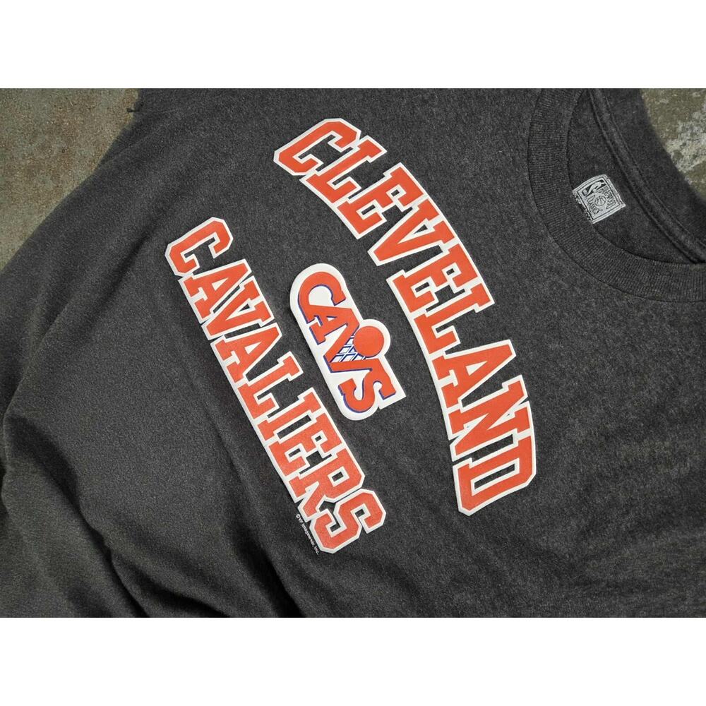 Cleveland Cavaliers 2000s NBA Hardwood Classics Screened T-Shirt, Medium